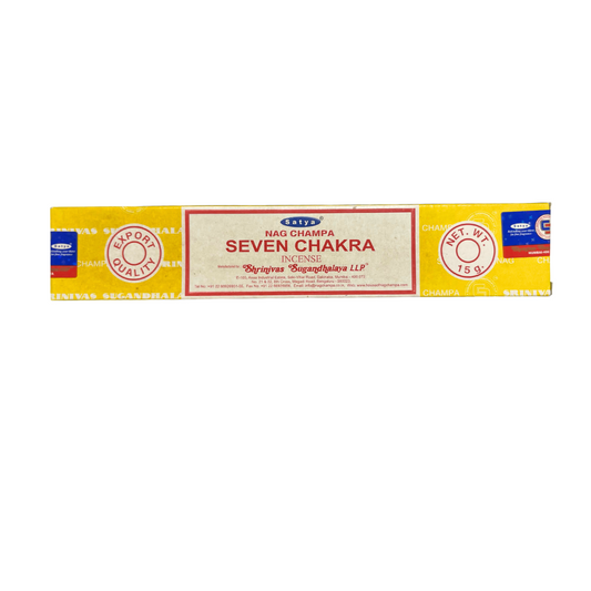 Satya Nag Champa Seven Chakra Incense Sticks